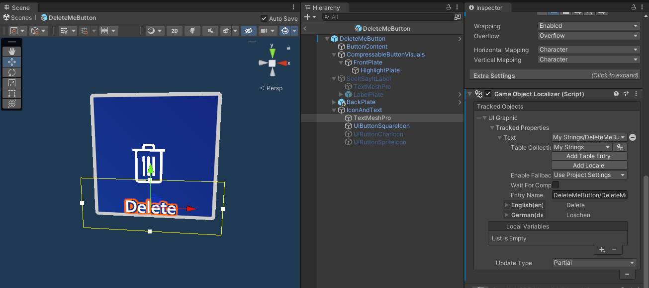 Game Object Localizer