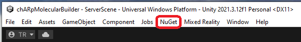 NuGet Menu Bar